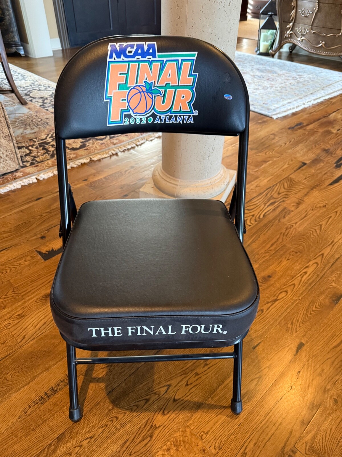 NCAA Final Four Game Used Chair 2002 Maryland Tarpons, Kansas Oklahoma, Indiana 