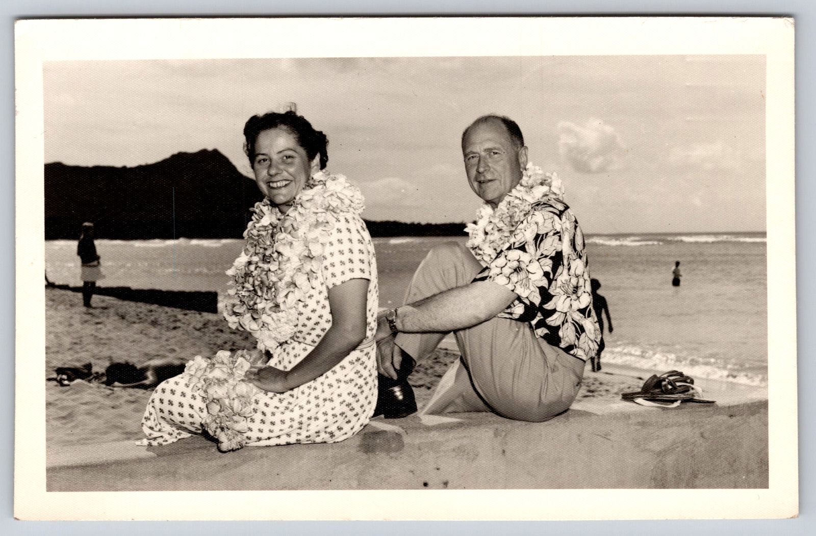 Photograph Kauai Hawaii 1953 Aloha from Sesnons to Nye Wilson