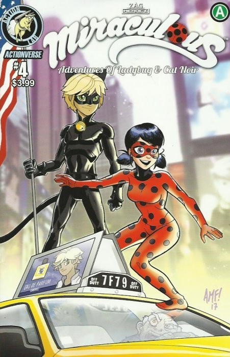 Miraculous: Adventures of Ladybug and Cat Noir #4B VF/NM; Action Lab | Tony Flee