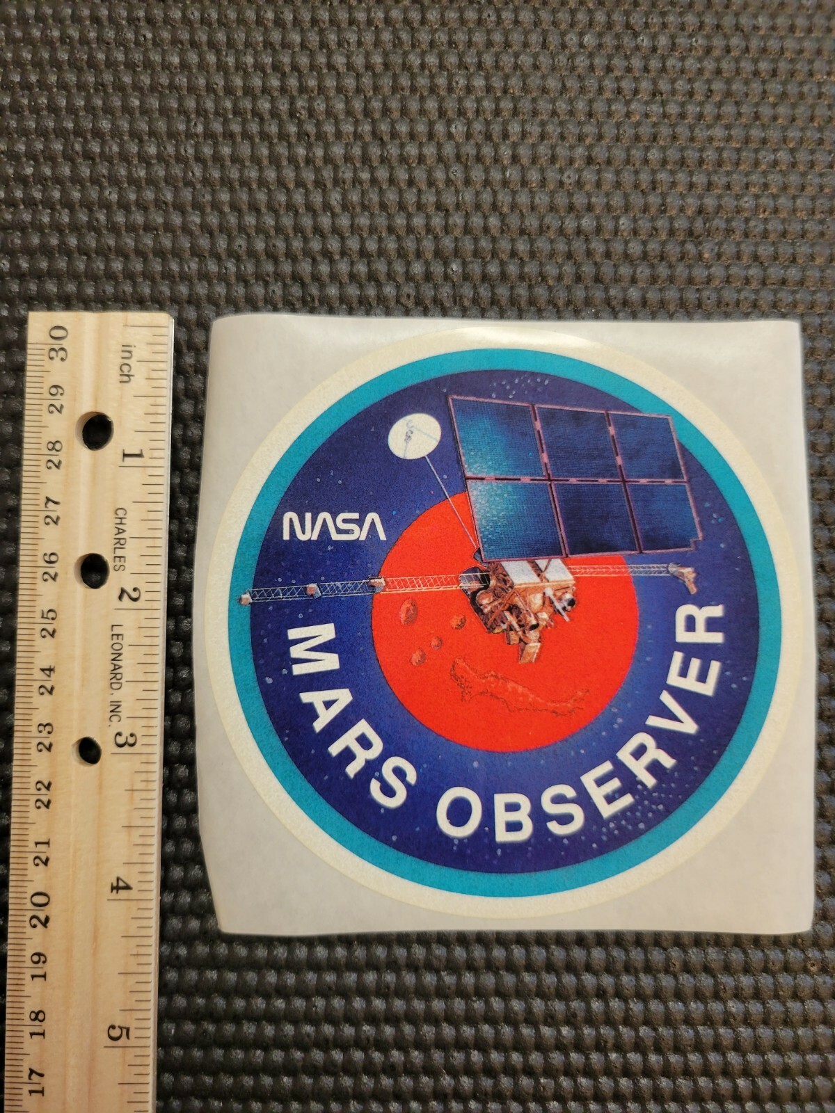 NASA Mars Observer Sticker. 4\ NASA Mars Observer Sticker. 4\