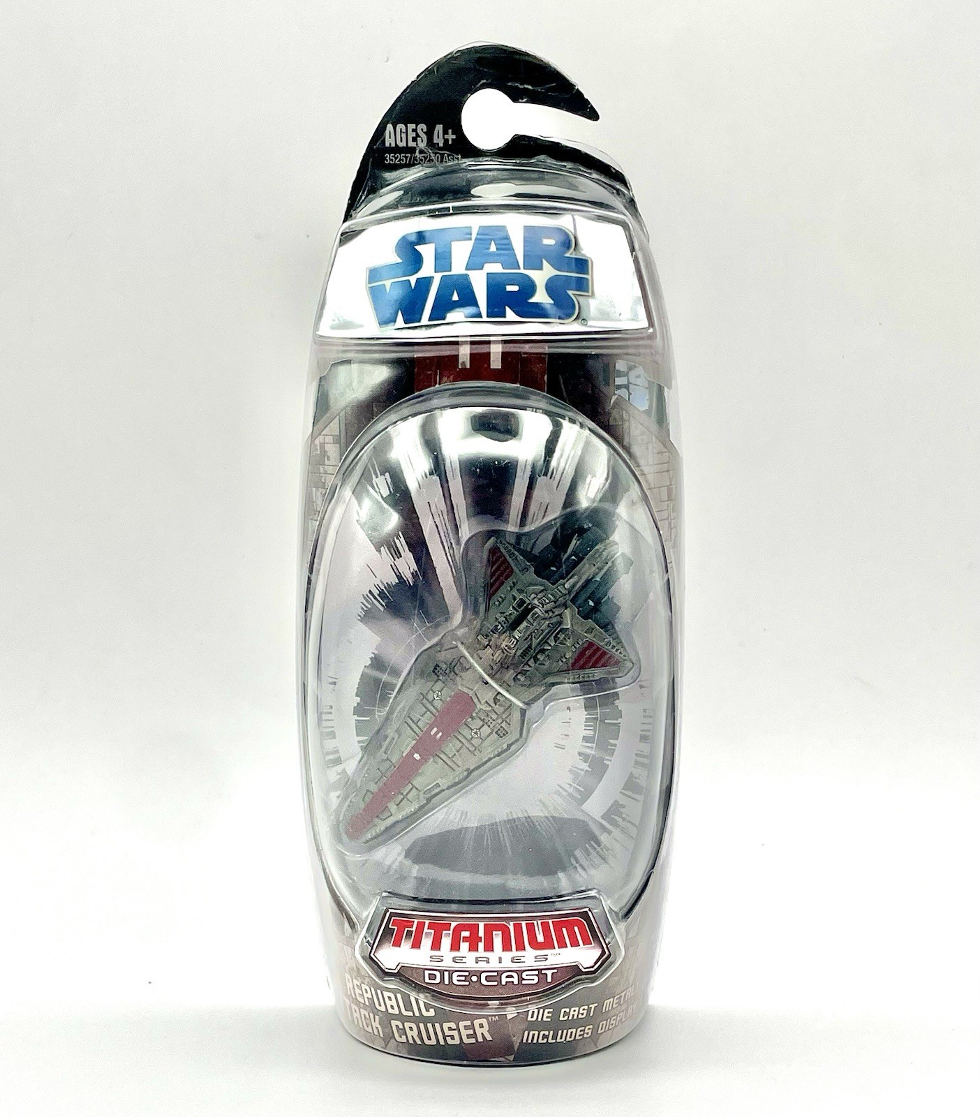 Star Wars Titanium Series Diecast Republic Attack Cruiser Hasbro Sealed 2008