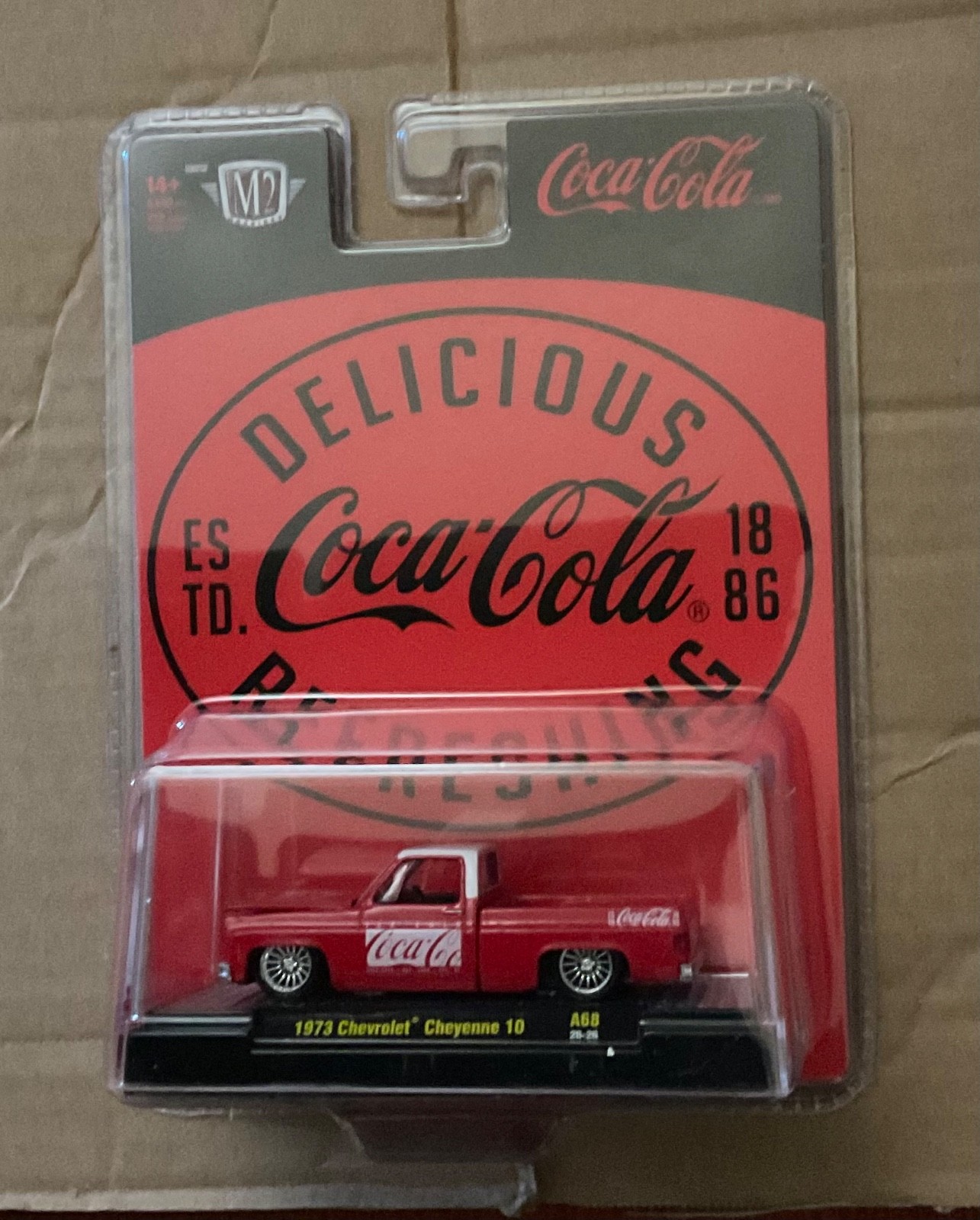 Coca-Cola M2 Machines 1973 Chevrolet Cheyenne 10 1:64 scale