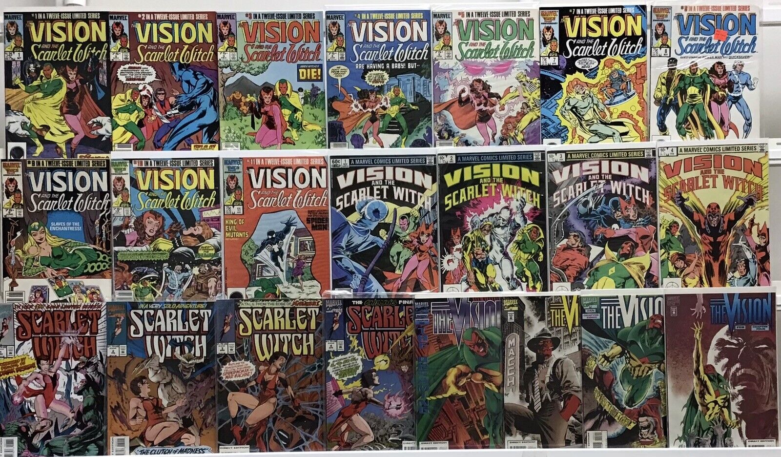 Marvel Comics - Vision and Scarlet Witch Sets - See More In Bio