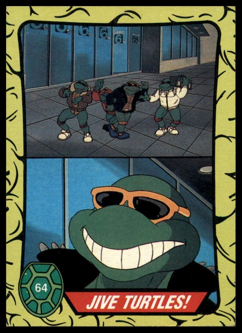 Teenage Mutant Ninja Turtles Michaelangelo Donatello Raphael Jive Turtles #64