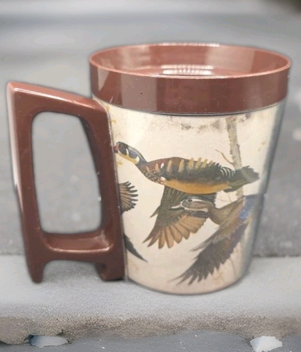 Flambeau Wood Ducks Thermos Mug