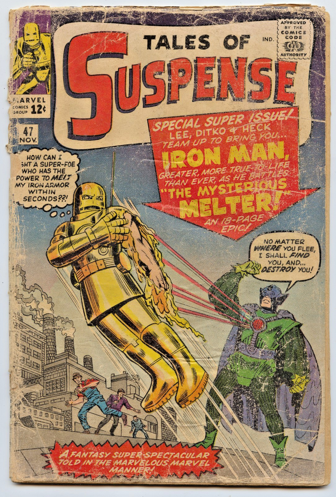 Tales of Suspense #47 Gold Iron Man | 1963 Marvel Comics Key Silver Age Issue