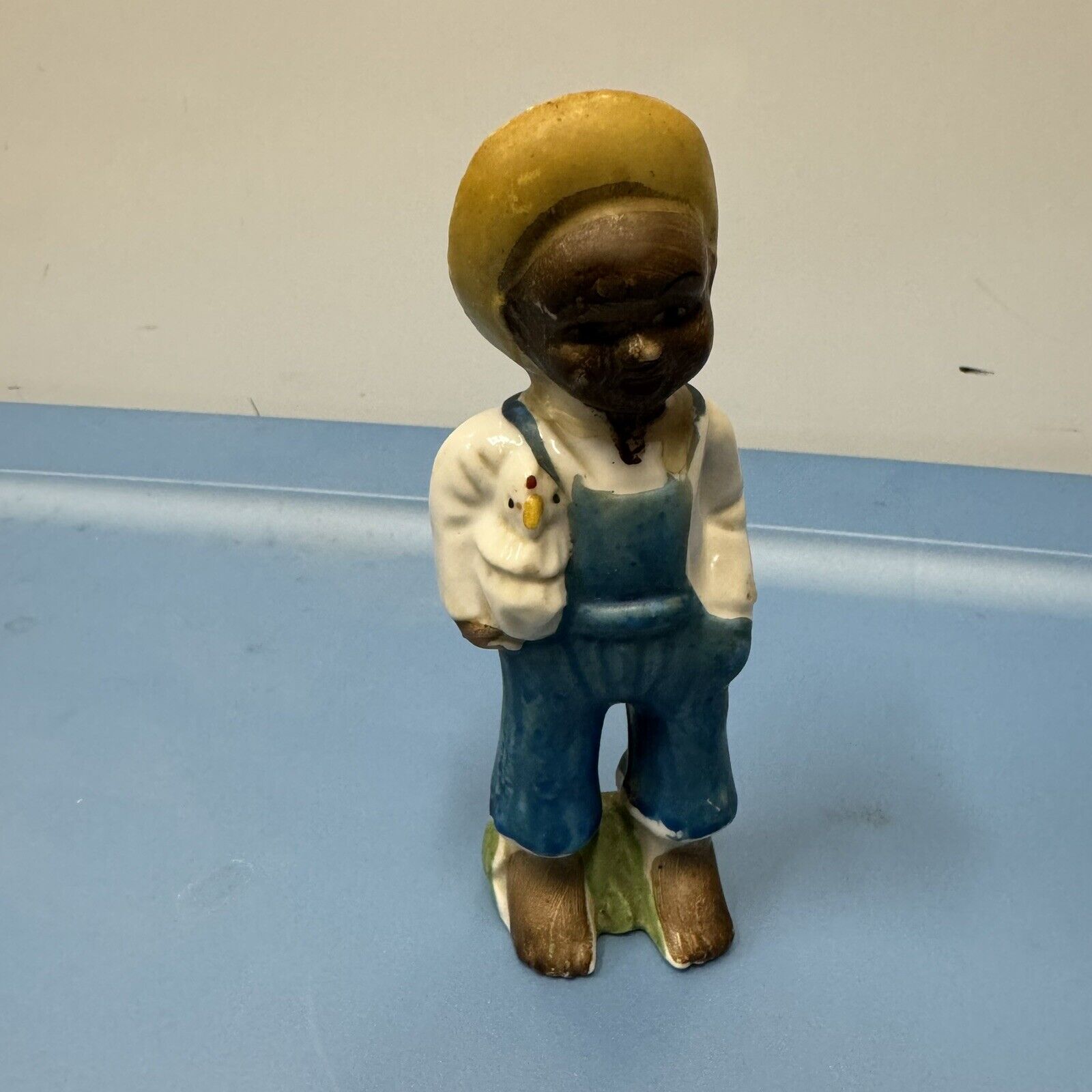 african american porcelain figurine  (made In Occupied Japan)