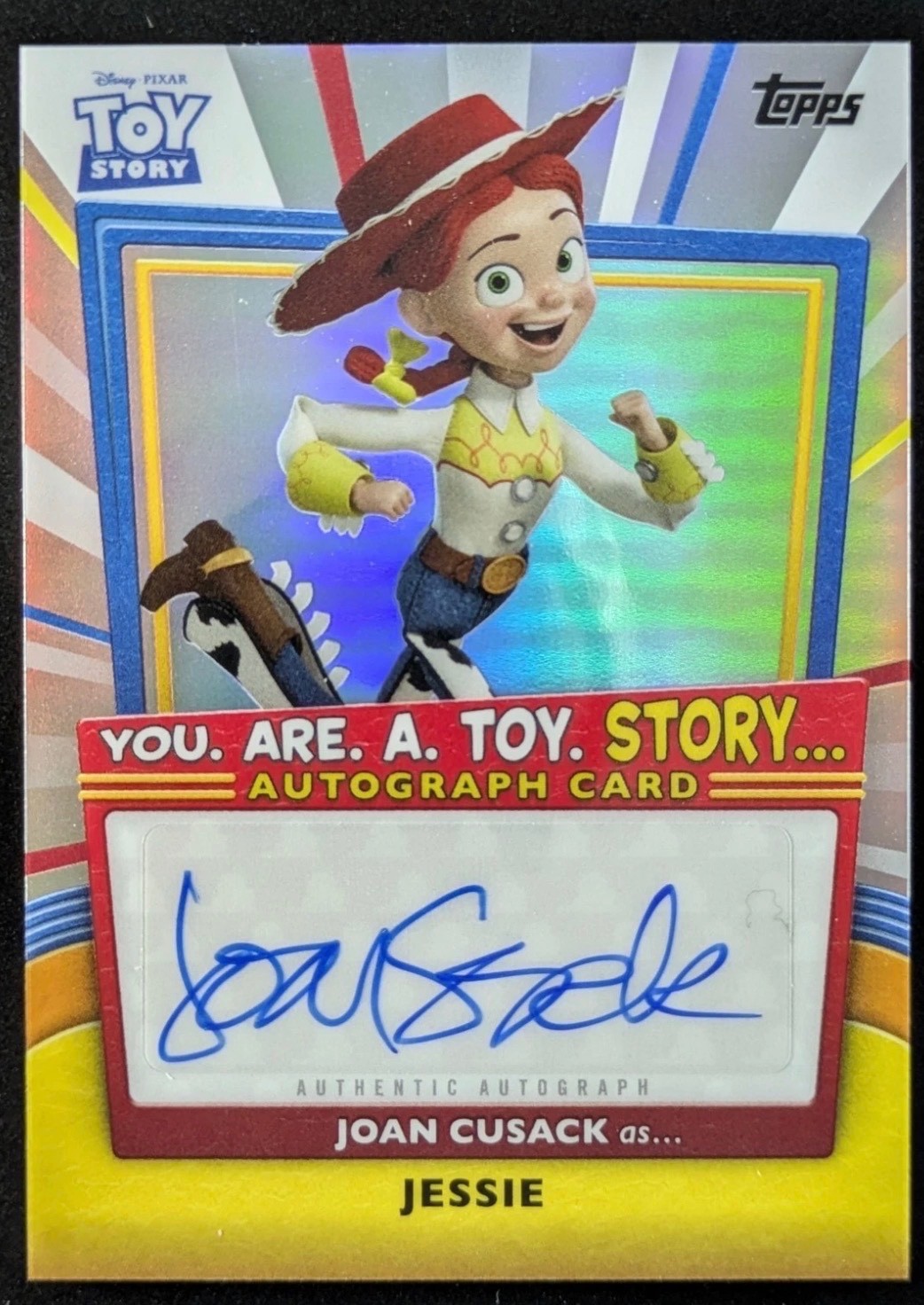 2025 Topps Crystal Pixar 30 Years of Toy Story #YRT-JC Joan Cusack