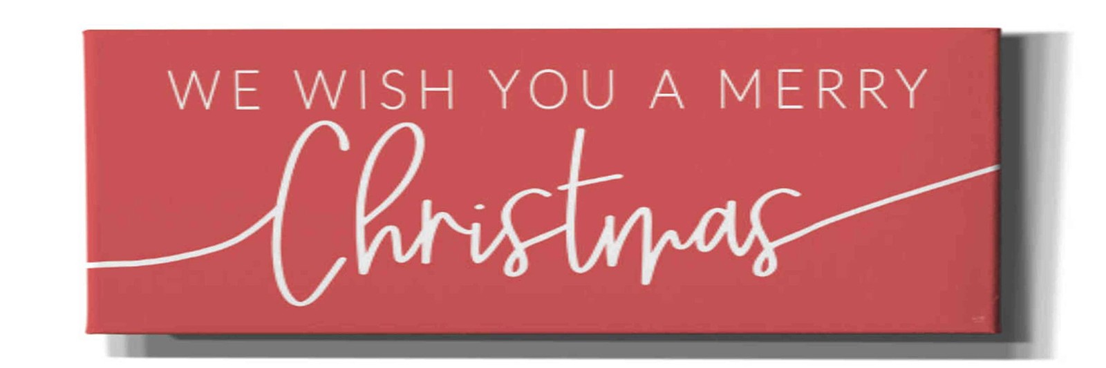 Epic Graffiti We Wish You a Merry Christmas Canvas 36x12