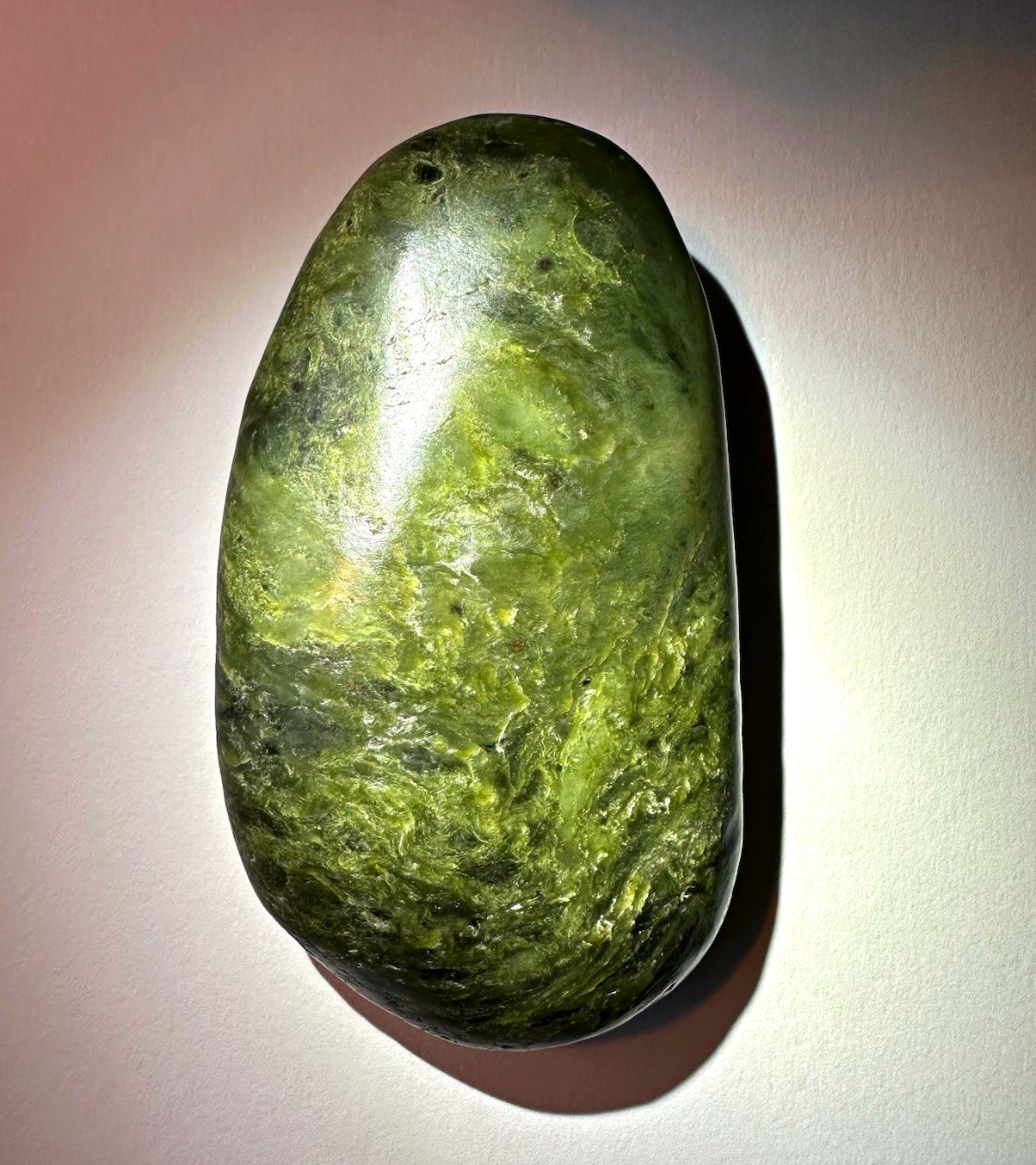 Big Sur Jade Naturally Polished California Mineral Specimen 171.8g Big Sur Jade Naturally Polished California Mineral Specimen 171.8g
