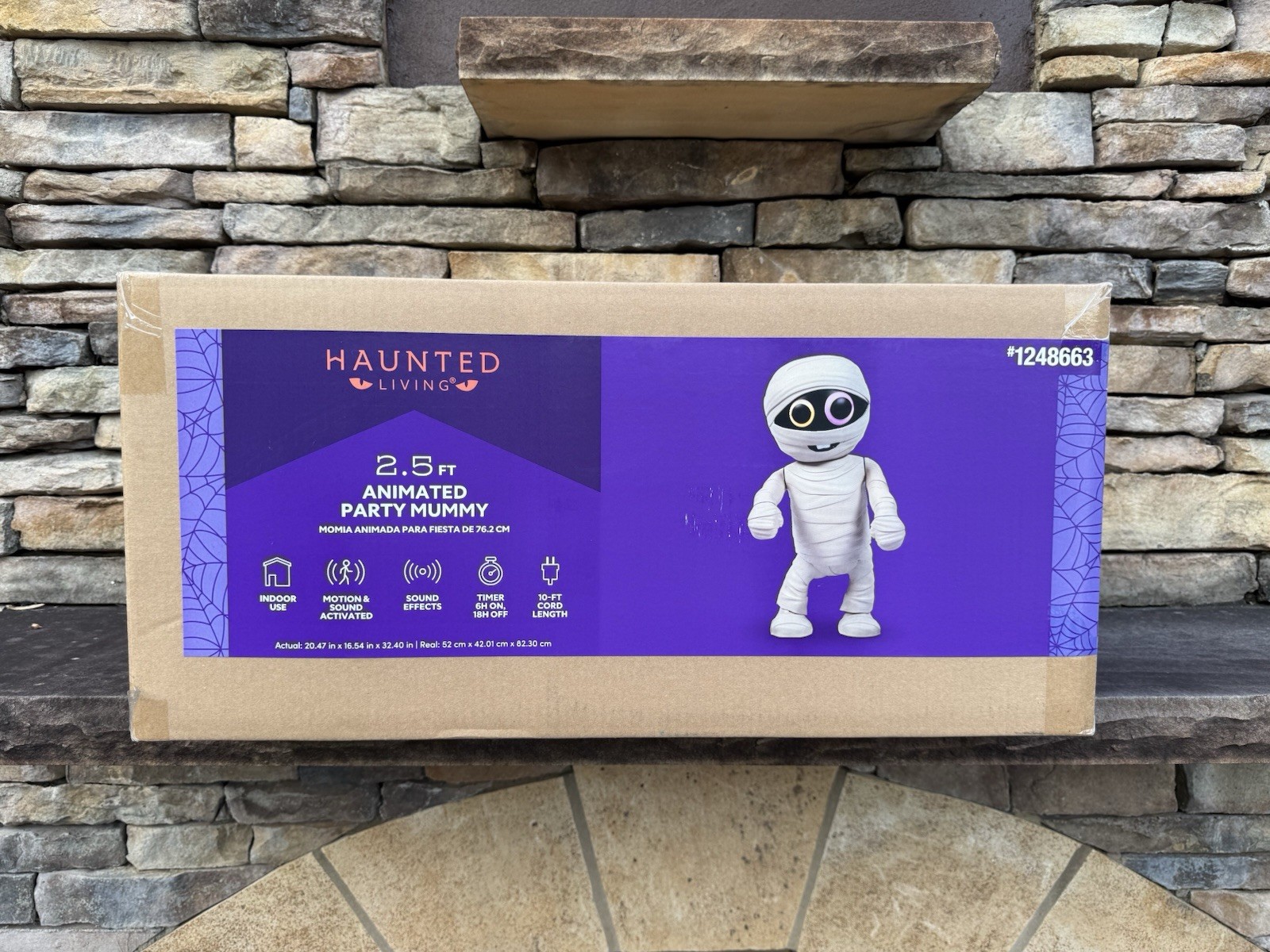Haunted Living 2.7Ft Motion Activated Dancing Mummy Animatronic 2026 Halloween