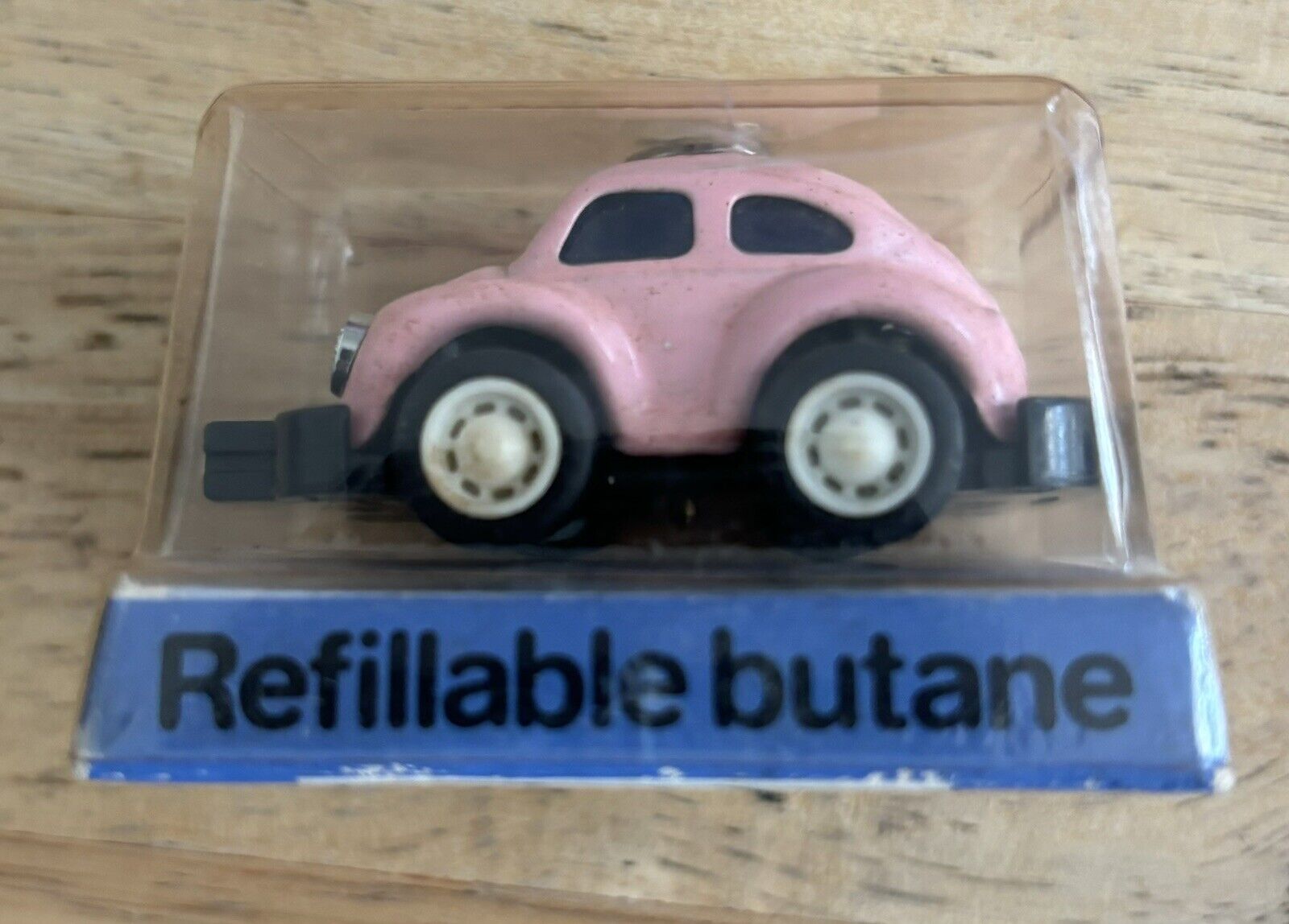 Vintage Beetland Pink VW Volkswagen Beetle Street Bug Lighter. READ DESCRIPTION