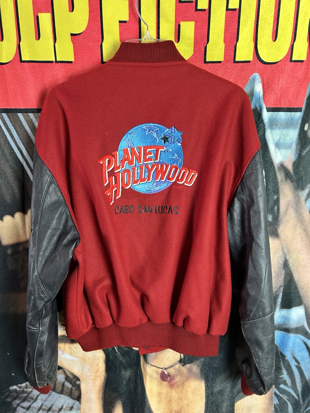 Vintage Planet Hollywood Cabo San Lucas Letterman Jacket Size XL Vintage Planet Hollywood Cabo San Lucas Letterman Jacket Size XL