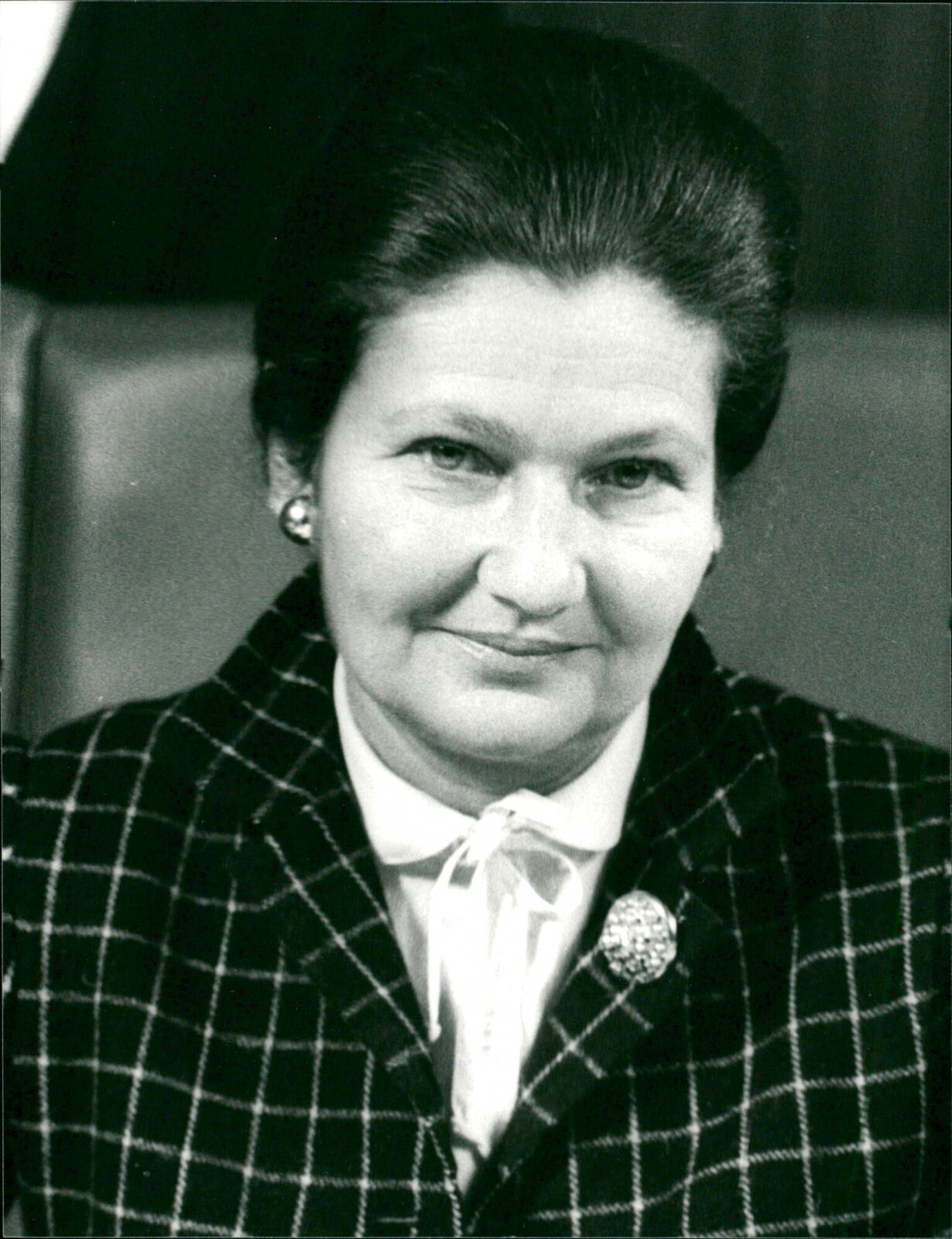 Simone Veil, President of the European Parliament. - Vintage Photograph 2653280