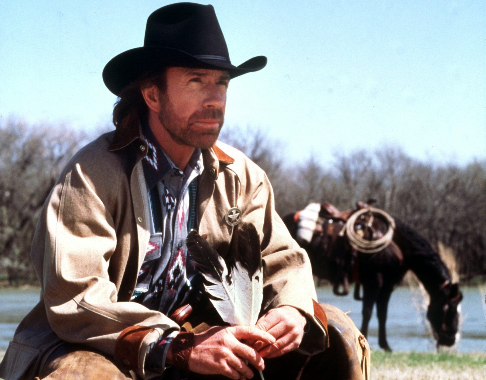 Action Movie Star Chuck Norris Iconic Classic Fridge Magnet 4x6