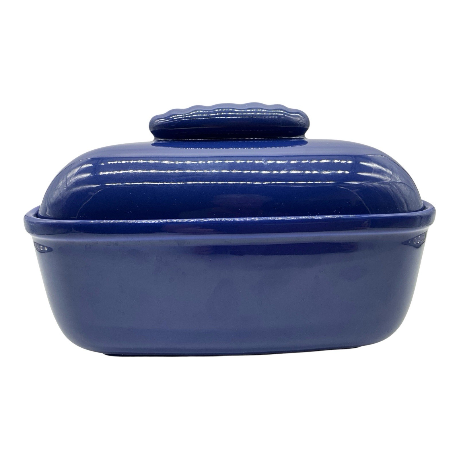 Waechtersbach Vintage Bread Container Solid Medium Blue As-Is 12 x 7 x 8 HTF Waechtersbach Vintage Bread Container Solid Medium Blue As-Is 12 x 7 x 8 HTF