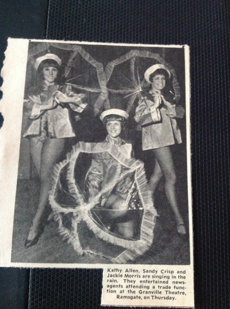 73-3 Ephemera 1969 Picture Kathy Allen Sandy Crisp Jackie Morris Ramsgate Play