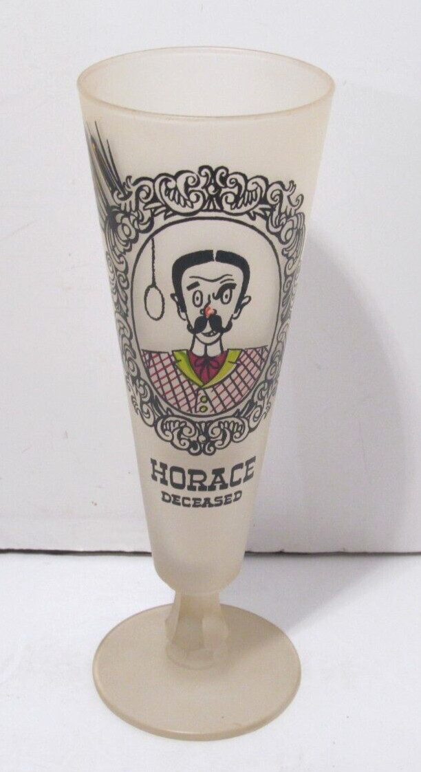 HORACE Gay Fad Hazel Atlas Frosted Stem Pedestal 8.5\