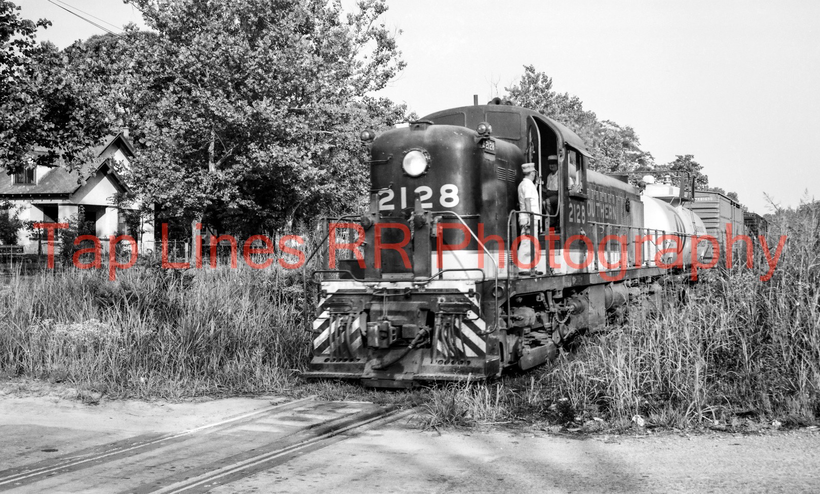 Southern Ry #2128 RS3 Aiken SC 6-8-1963 John Parker Local Train New 5x8 Photos