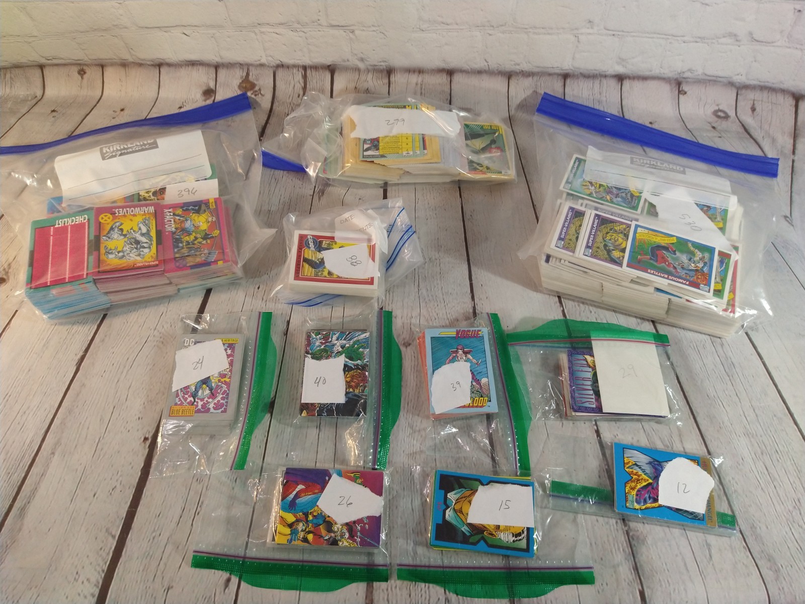 EUC lot of 1,478 VTG 90\'s trading cards GI-JOE, MARVEL, DC, X-FORCE, YOUNGBLOOD