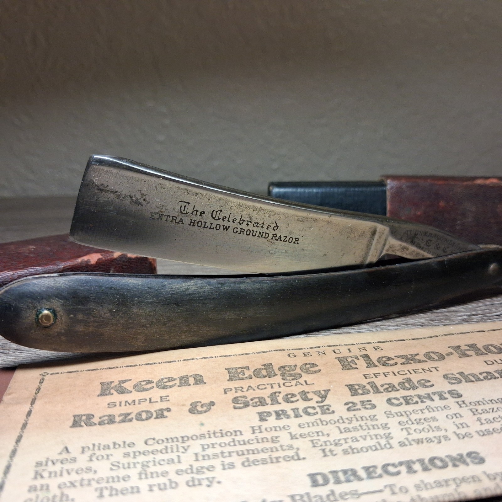 1870s American Made Straight Razor 6/8 The Celebrated Turner & Cowlishaw Nice