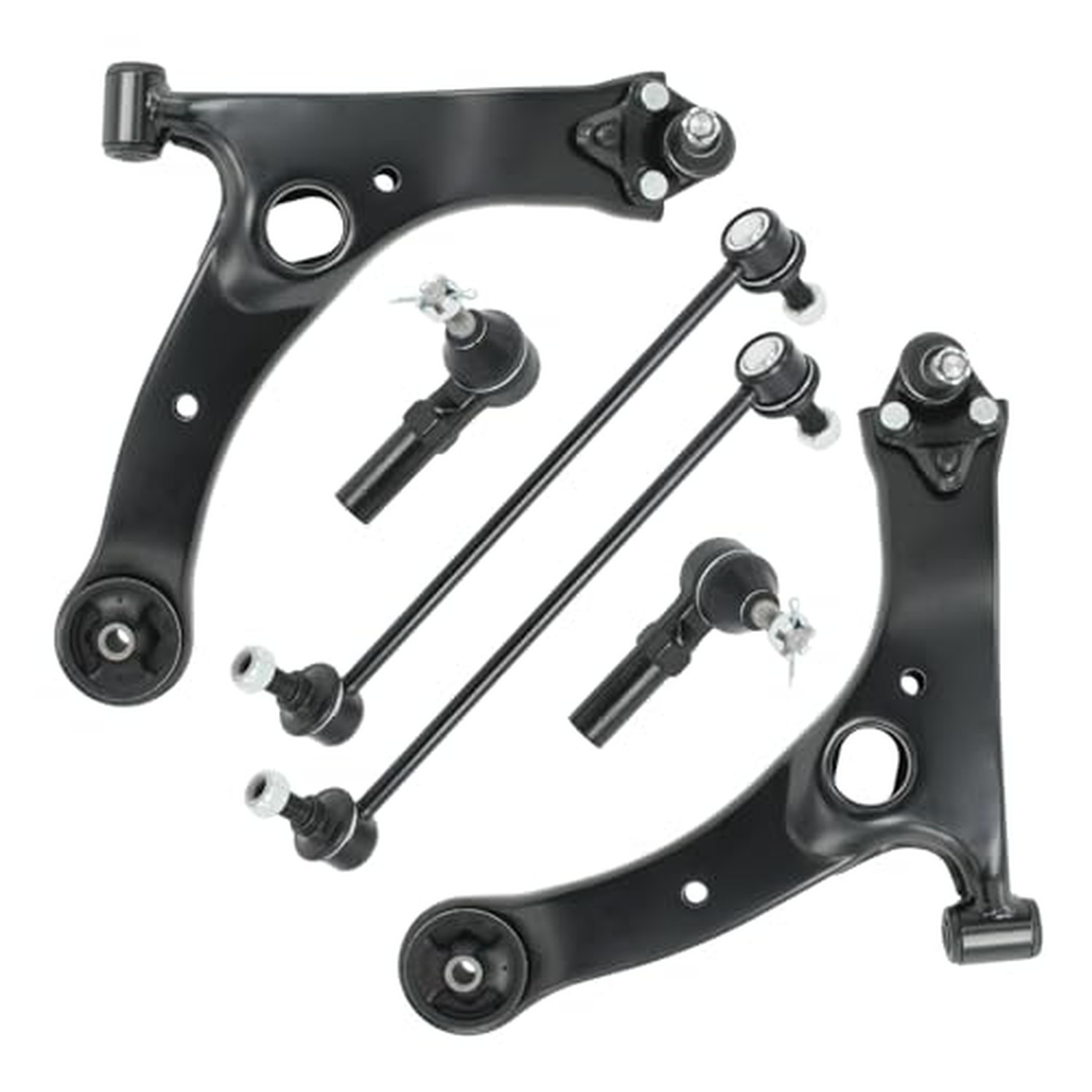 6pcs Front Suspension Kit Control Arms Fits for 2014-2019 Toyota Corolla