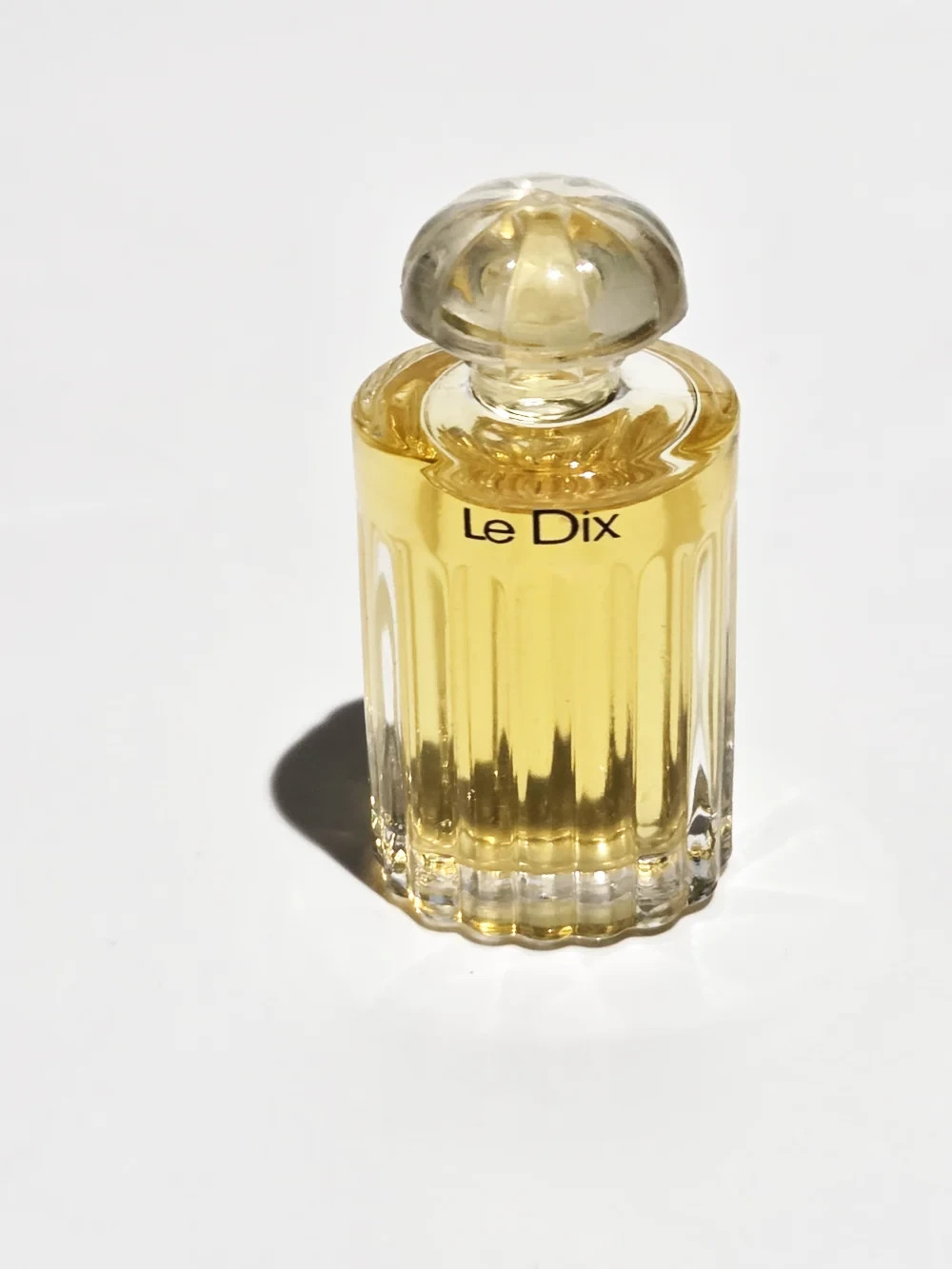 Vintage Balenciaga Le Dix EDT Miniature Rare 1950s Column Flacon