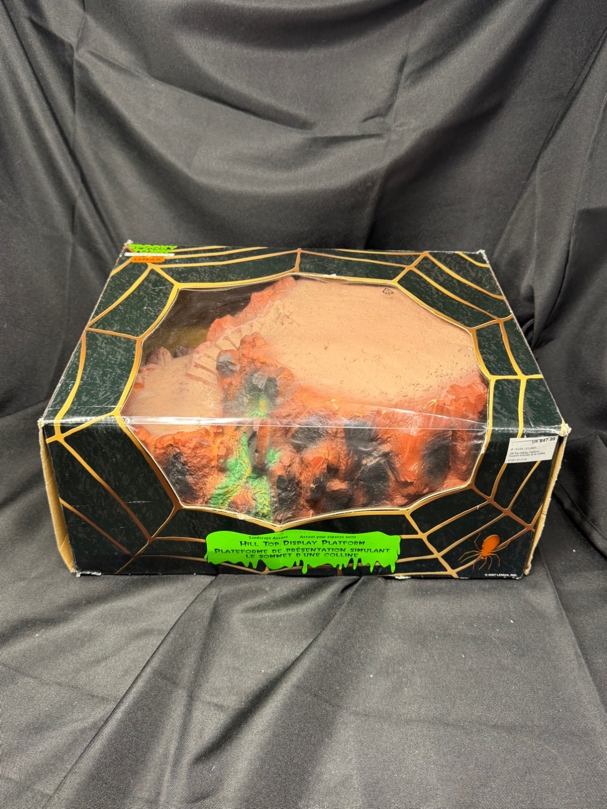 Lemax Spooky Town Hill Top Display Platform #74249 Halloween Village Retired Box