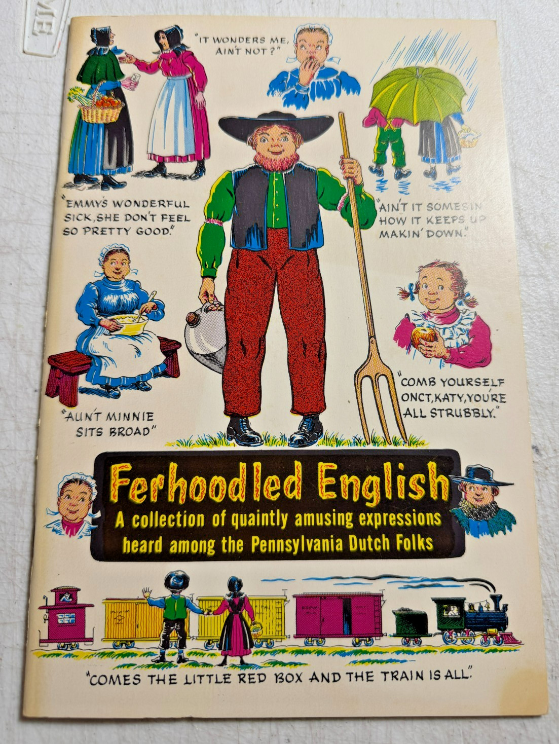 Ferhoodled English Curious & Amusing Pennsylvania Dutch Talk Sayings 1964