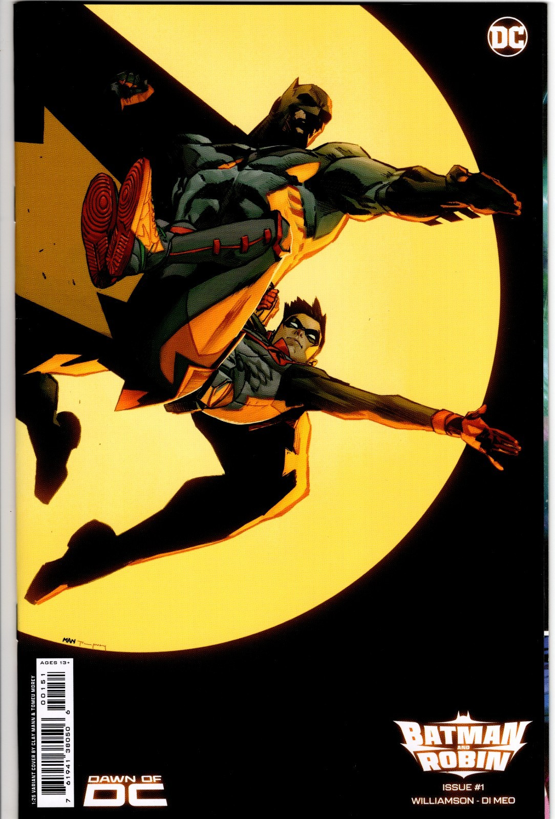 BATMAN AND ROBIN #1 (2023): Clay Mann (1:25): NM-