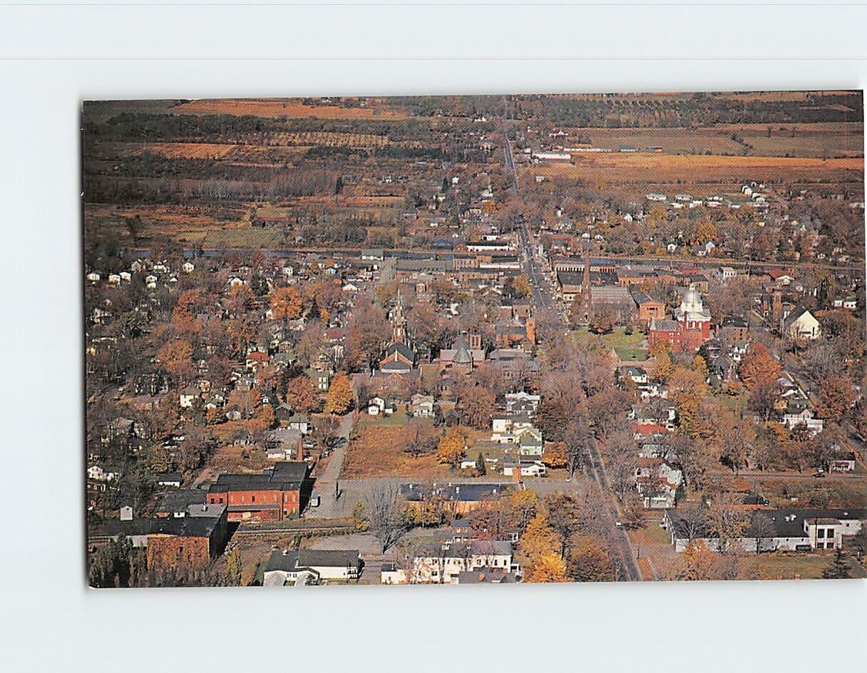 Postcard Aerial View of Albion New York USA