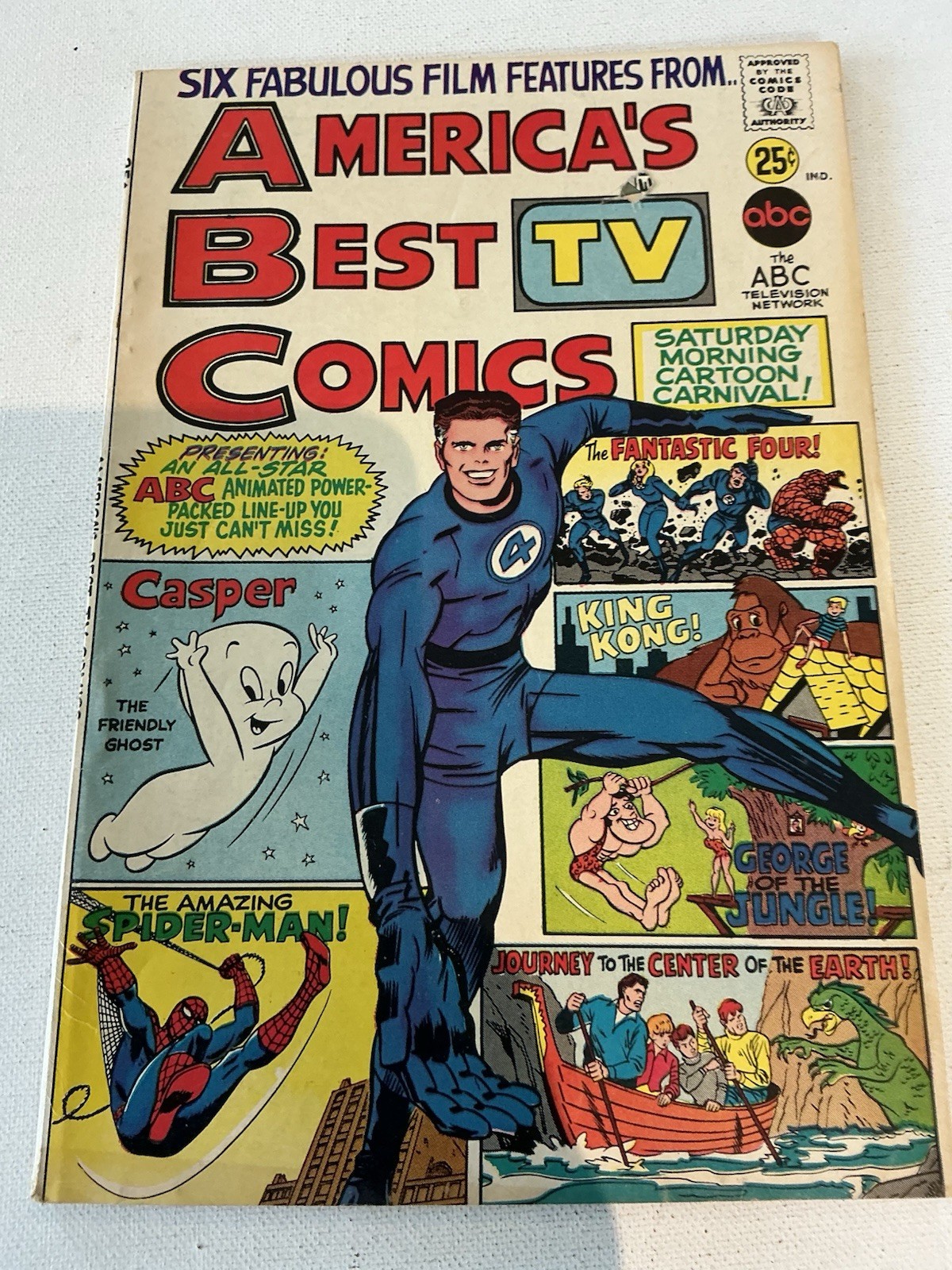 AMERICA\'S BEST TV COMICS F/VF 1967 FIRST GEORGE OF THE JUNGLE, SPIDEY,FF,CASPER
