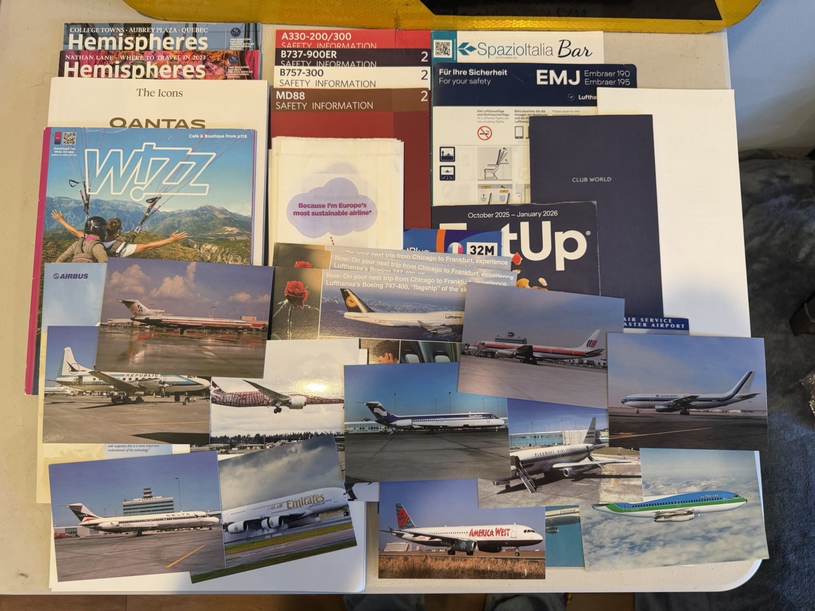 Lot Of Airline Stuff Delta Lufthansa United British Airways Etc