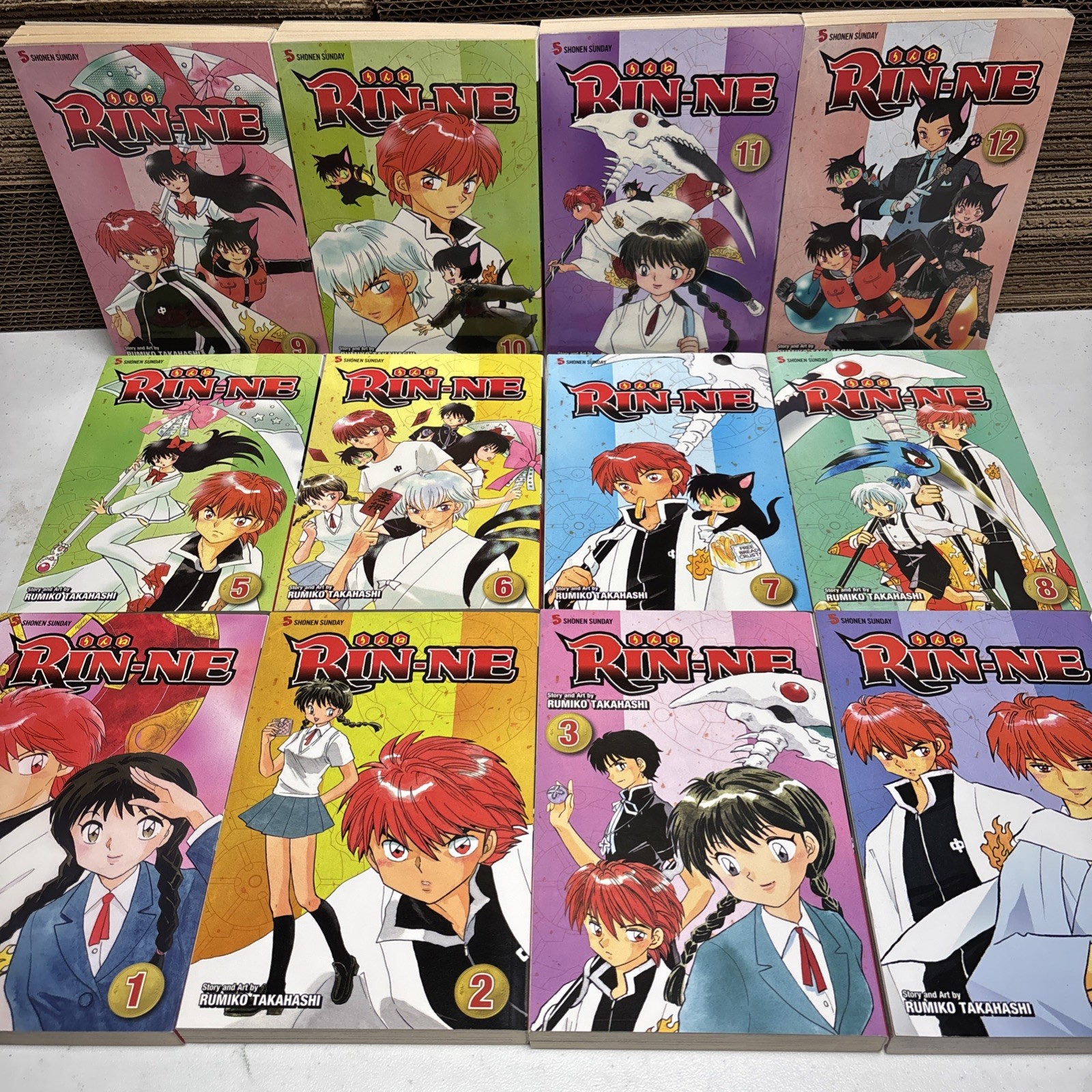 Rin-ne, Rumiko Takahashi rinne Manga English Vol 1-12 1st Printings Lot of 12