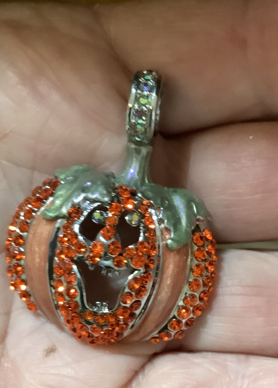 Kirk’s Folly Halloween Pumpkin( Silver Tone) Magnetic Enhancer