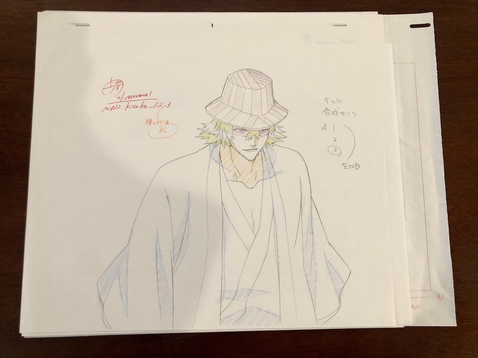 BLEACH - Genga, Douga, and Timesheet.