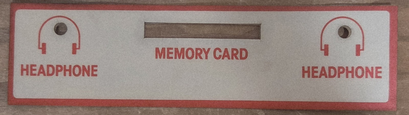 SNK NEO-GEO MEMORY  / HEADPHONES STICKER NEW OLD STOCK ORIGINAL  7.5 X 2