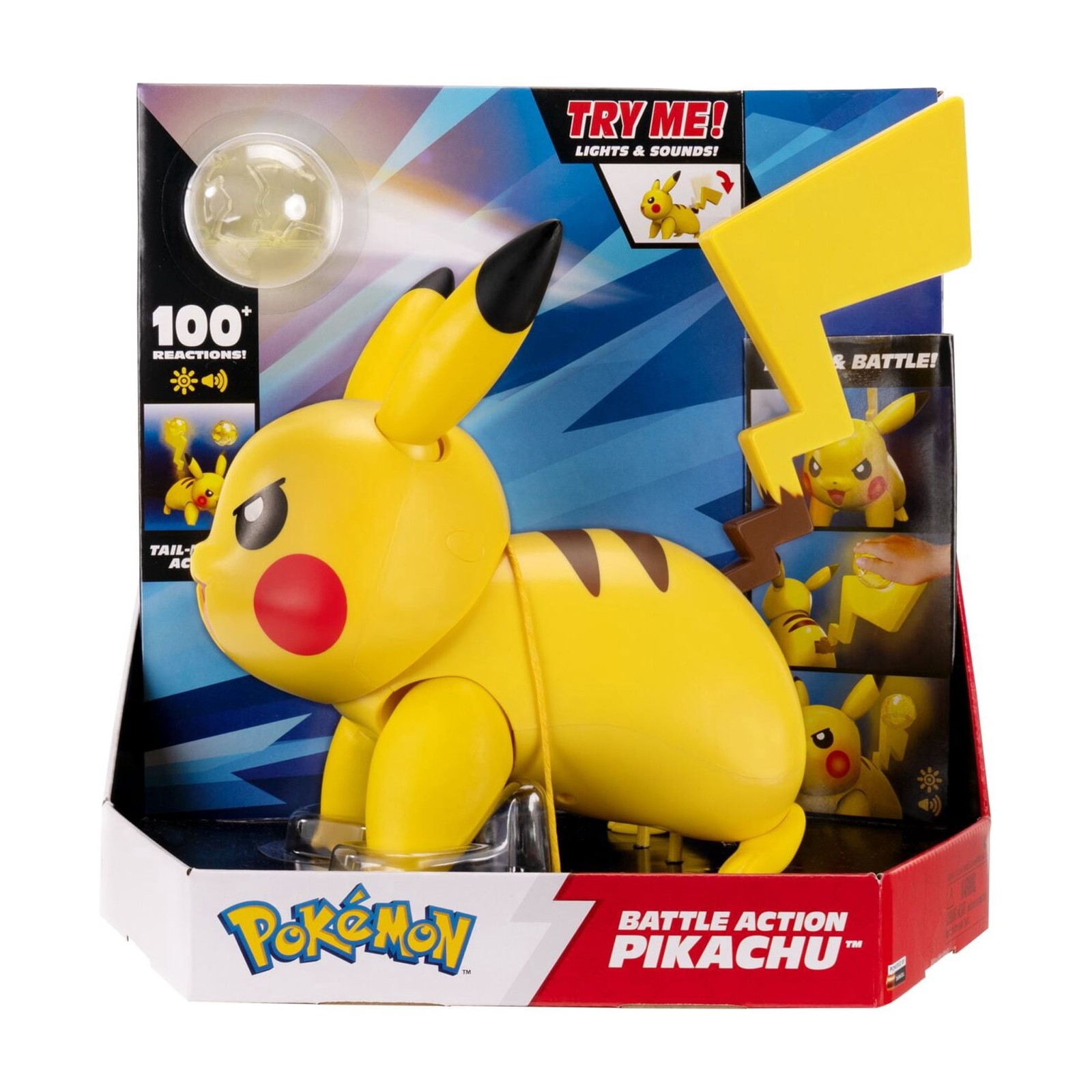 [FREESHIP] POKEMON -Deluxe Feature Figure Battle Attack Electro Ball Pikachu WLM