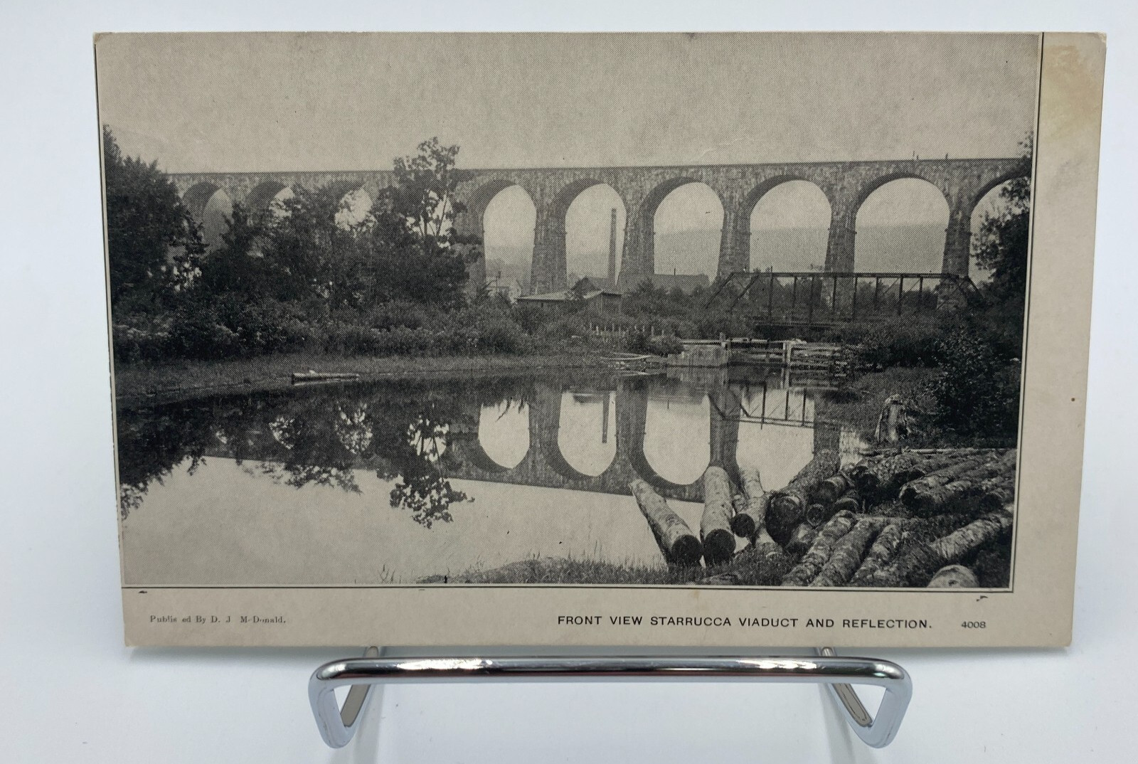 Vtg RPPC c1900\'s Starrucca Viaduct Erie Bridge Lanesboro Pennsylvania Postcard Vtg RPPC c1900\'s Starrucca Viaduct Erie Bridge Lanesboro Pennsylvania Postcard