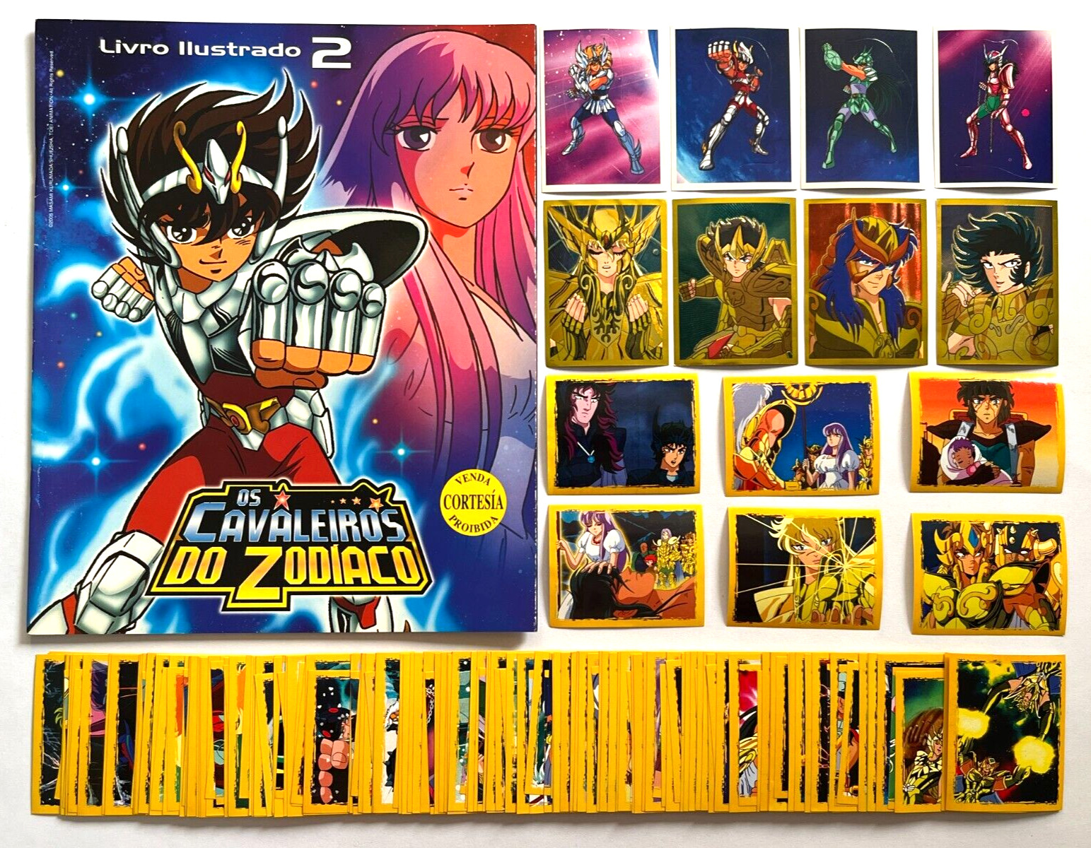 2005 ALBUM SAINT SEIYA 2 Navarrete + Full Set 205/205 BRAZIL Knights Of Zodiac