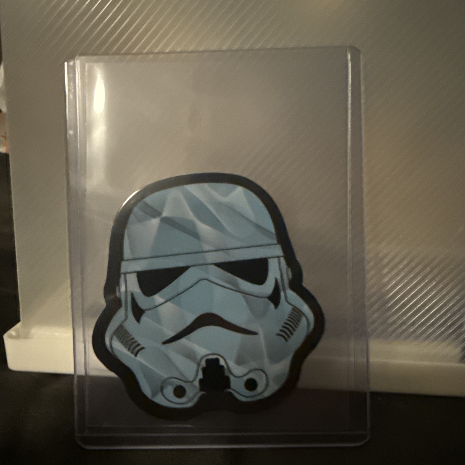 Topps 2026 Chrome Star Wars Stormtrooper Die Cut Helmet SC-20 Serial # /10 Blue Topps 2026 Chrome Star Wars Stormtrooper Die Cut Helmet SC-20 Serial # /10 Blue