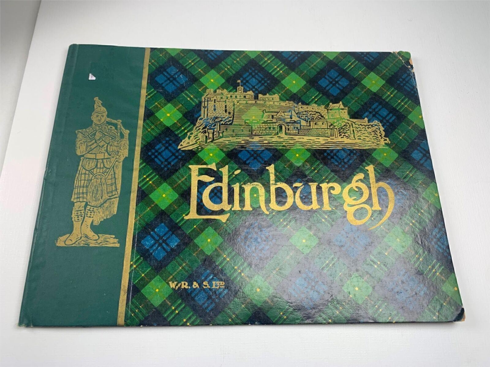 Vintage Edinburgh Plan Travel Guide Places of Interest Reliable WR & S Series Vintage Edinburgh Plan Travel Guide Places of Interest Reliable WR & S Series