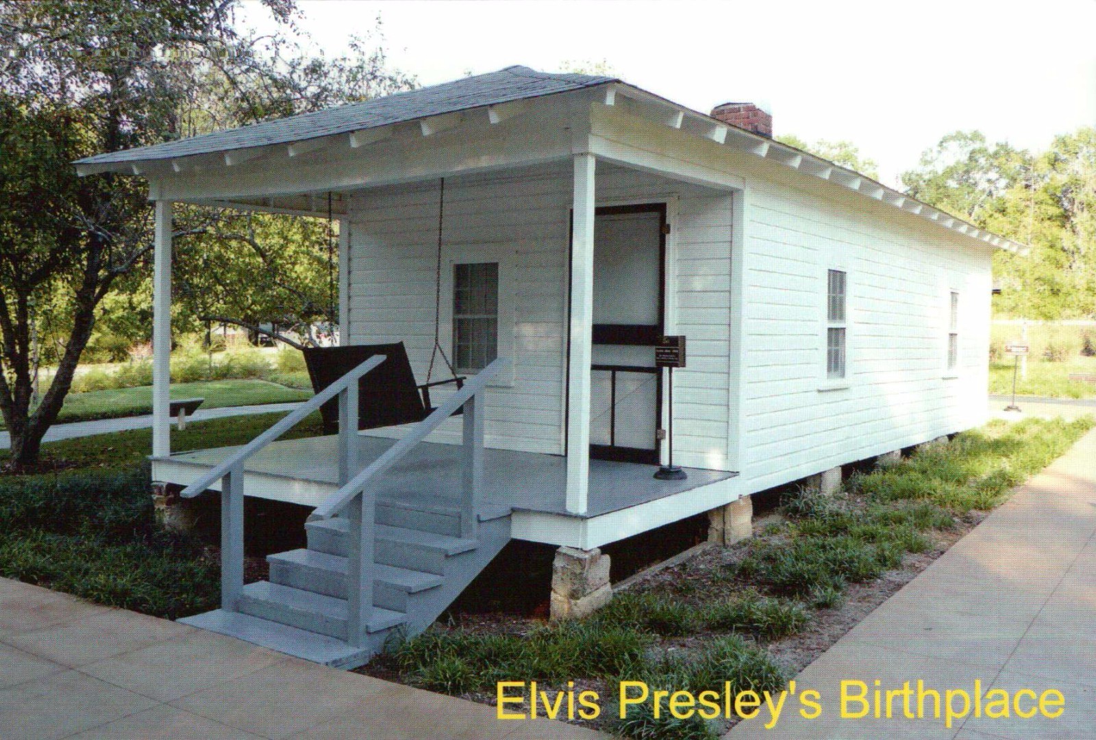 Elvis Presley Birthplace, Tupelo Mississippi, Born 1/8/1935 --- Modern Postcard