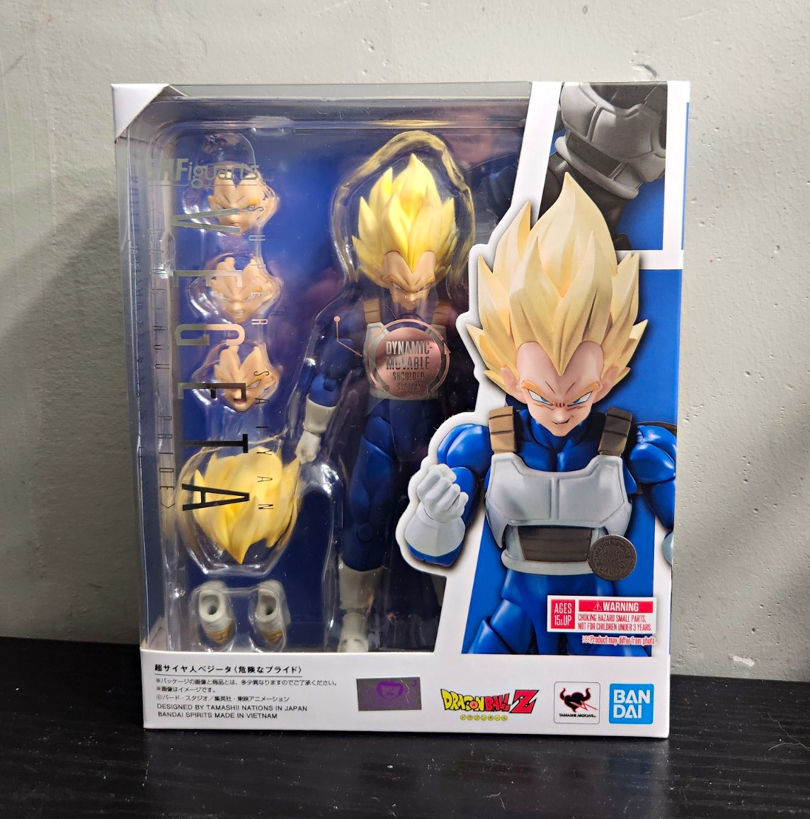 Bandai S.H.Figuarts Super Saiyan Vegeta Dangerous Pride