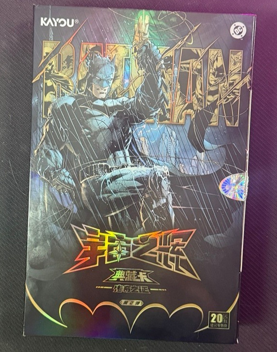 Kayou DC Hero Classic Batman Sealed Booster Box DC Trading Cards 10 Packs