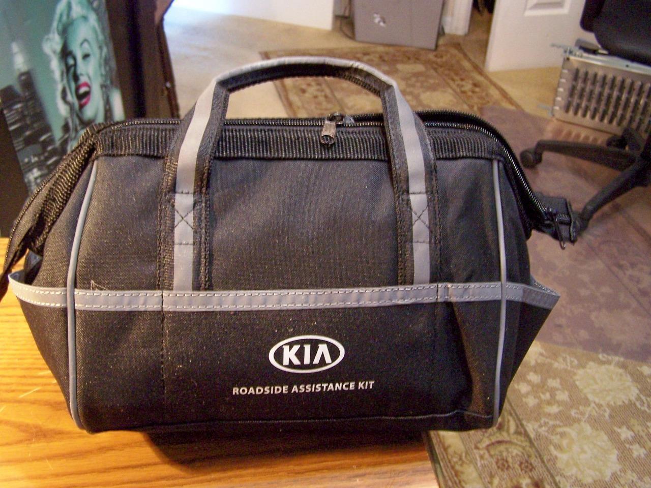 2024 Kia Emergencies Roadside Assistant Kit Bag 13” with all tools Mint