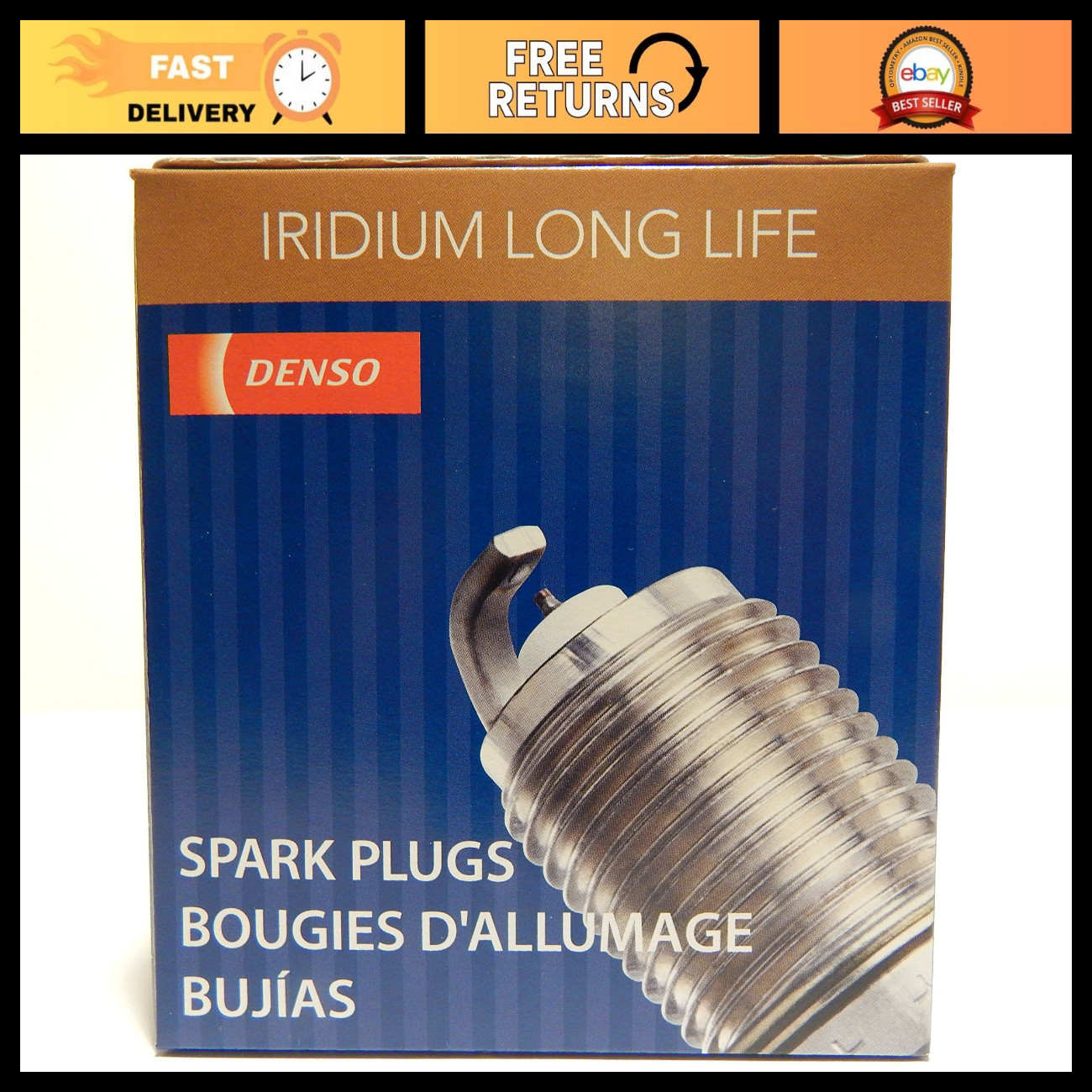 DENSO # 3324 Iridium LONG LIFE Spark Plugs -- SK16R11 ----- 4 PCS NEW