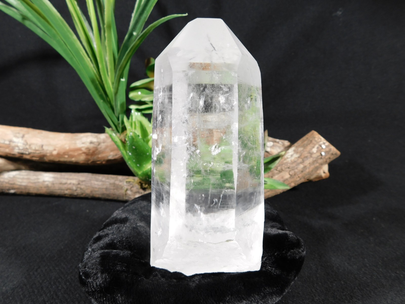 LARGER SUPER Translucent LEMURIAN Quartz Crystal From Brazil 417gr