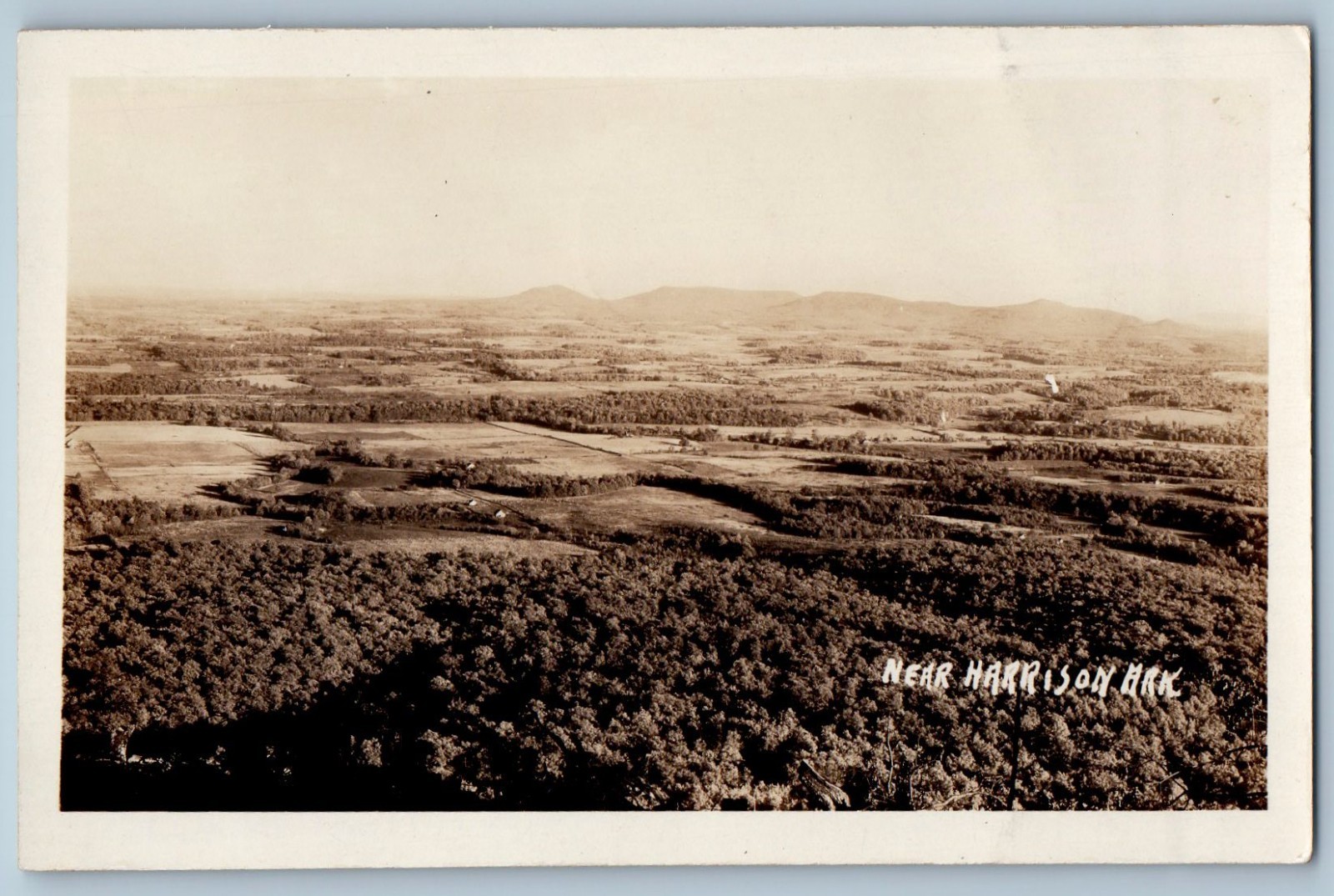 c1930\'s Scenic View Near Harrison Arkansas AR RPPC Photo Vintage Postcard