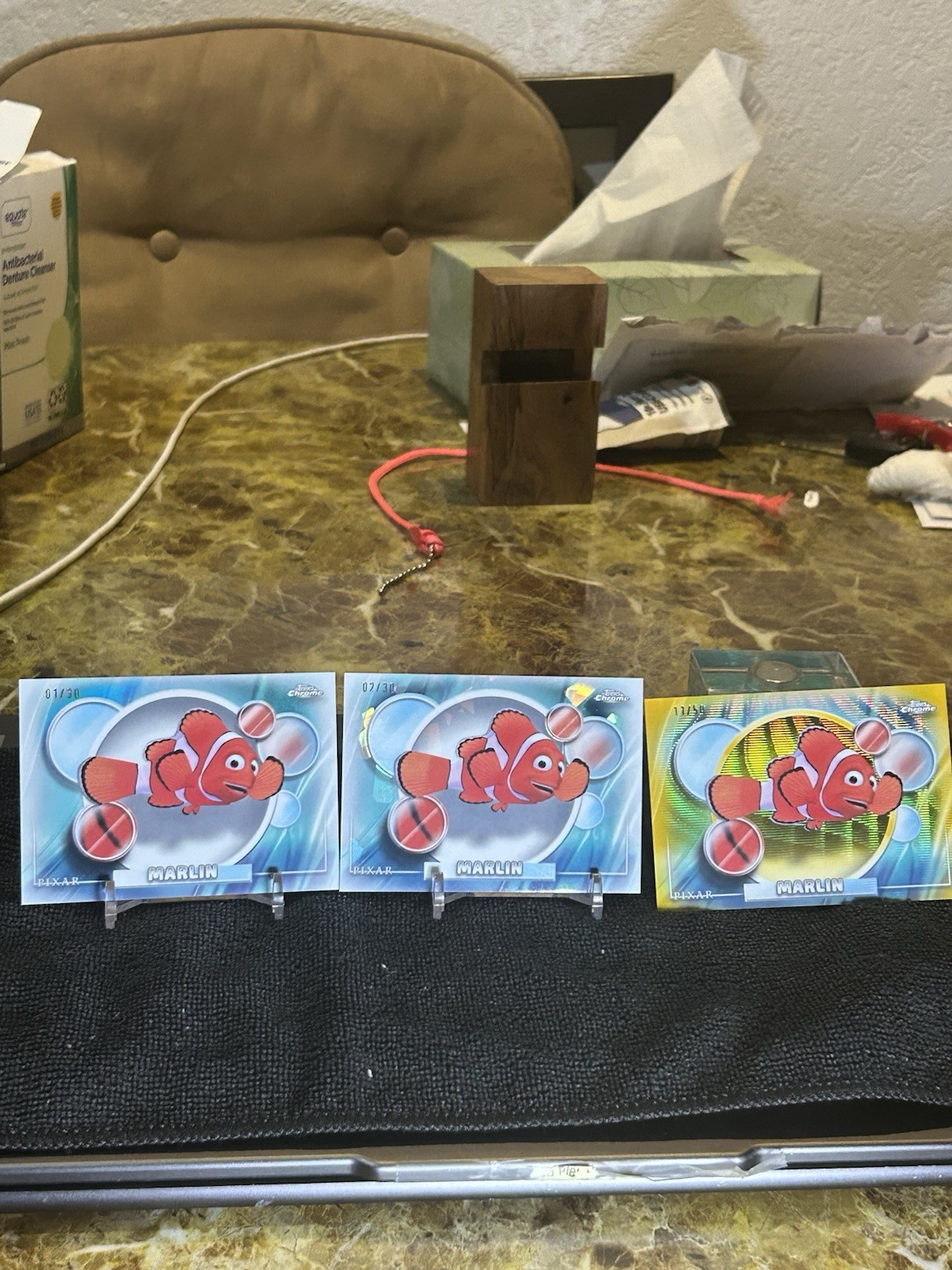 2026 topps chrome disney Lot -Finding Nemo Sapphire 02/30 Pearl 01/30 Gold 11/50